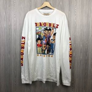 Dragon Ball Z Long Sleeve Graphic T-Shirt NWOT XL
